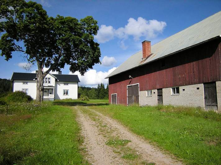 Galeriebild Mittelschweden, Hälsingland - Kleine Hofstelle mit Seeblick in Frisbo