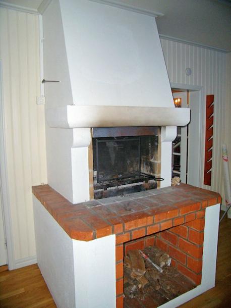 In der Villa stehen verschiedene Feuerstellen zur Verfügung Galeriebild Kleines Herrenhaus Skärvhult