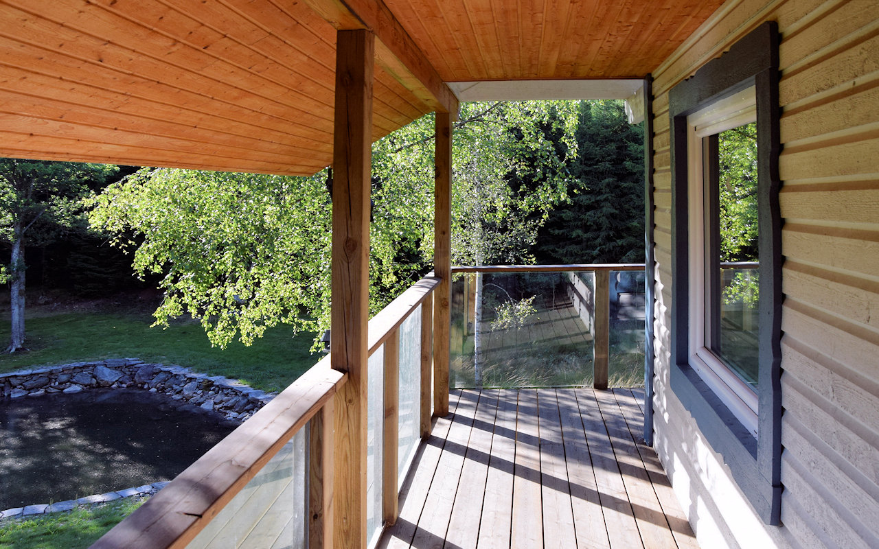 Saunagebäude / Badeteich - einfach nur super....! Galeriebild Wohnhaus nahe Fluss Ätran in der halländischen Schweiz / Südschweden