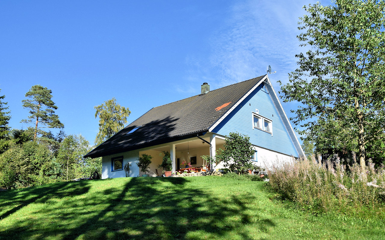 Eine schöne Schwedenvilla erwartet Sie und Ihre Familie.... Galeriebild Wohnhaus nahe Fluss Ätran in der halländischen Schweiz / Südschweden