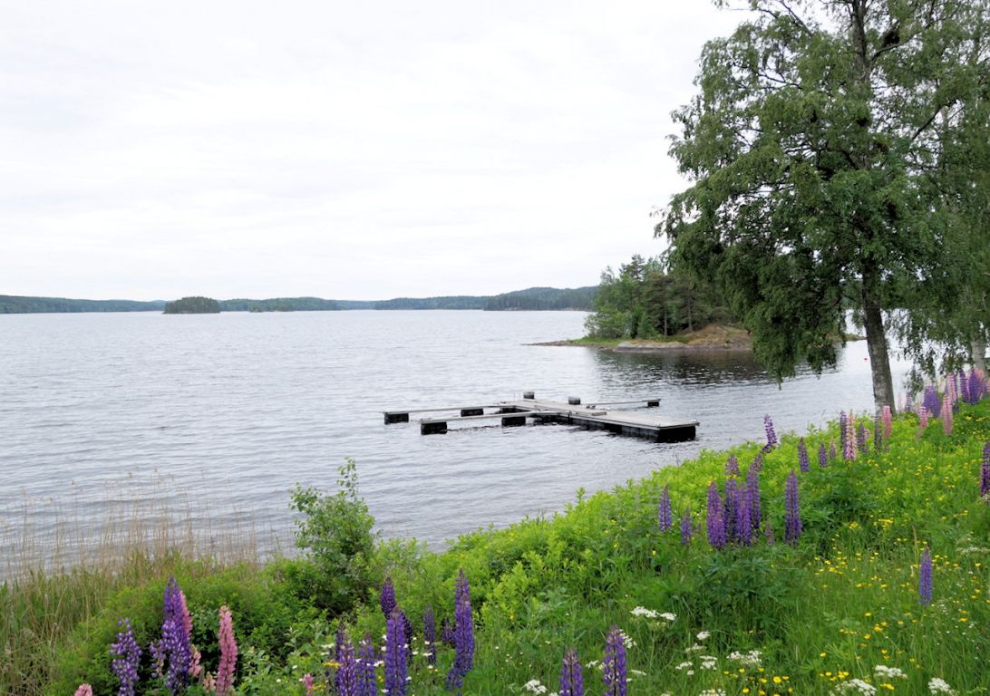 ....an der riesigen Seenplatte "Östra Silen" + "Västra Silen" mit Verbindung zum berühmten "Dalslandkanal"....