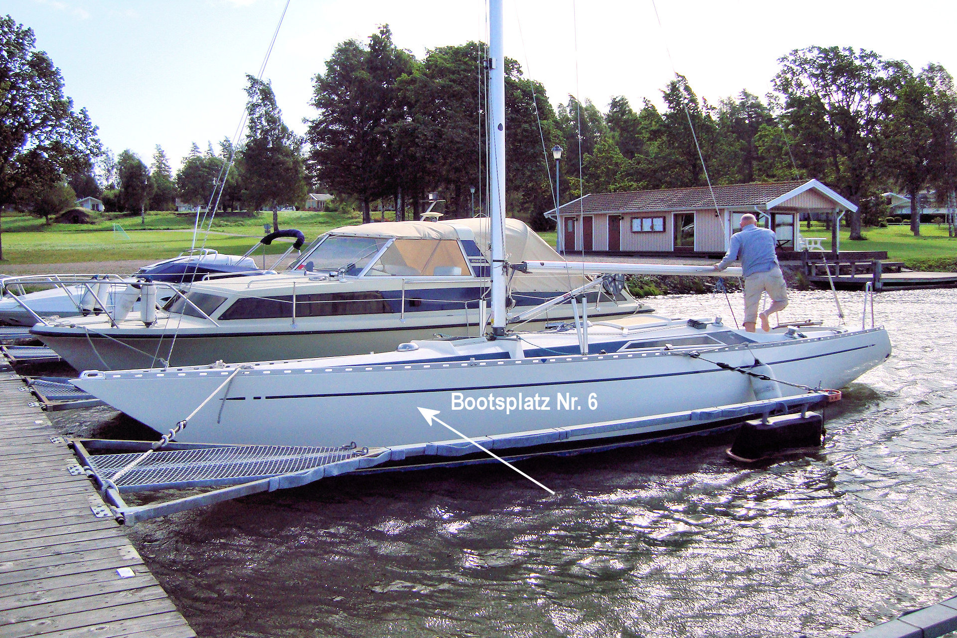 Bootsplatz Nr. 6 ist im Kaufpreis enthalten