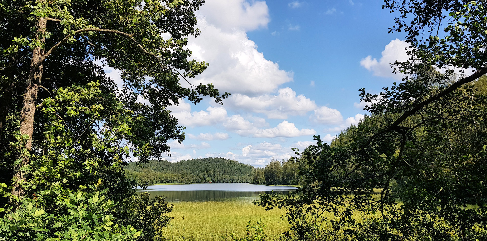 Noch ein kurzer Blick auf den naheliegenden See Töresjö, den man gemütlich umwandern oder mit dem Fahrrad umfahren kann See Töresjö