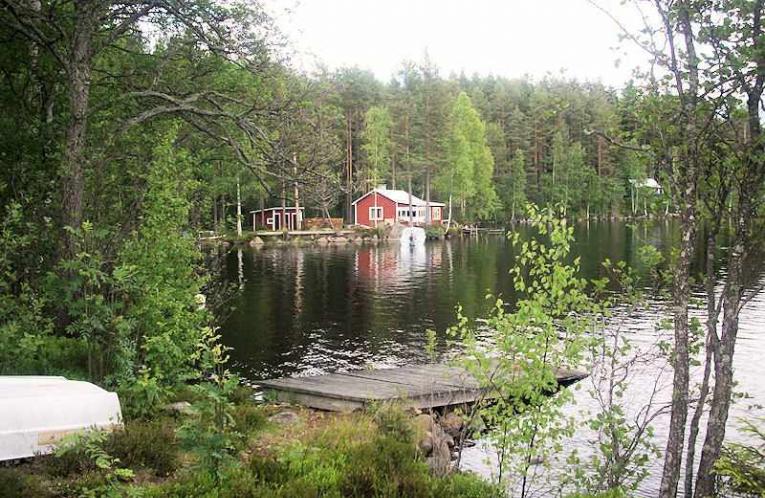 Schweden Immobilien - Schwedische Traumwasserlage am großen See Bredreven in Värmland